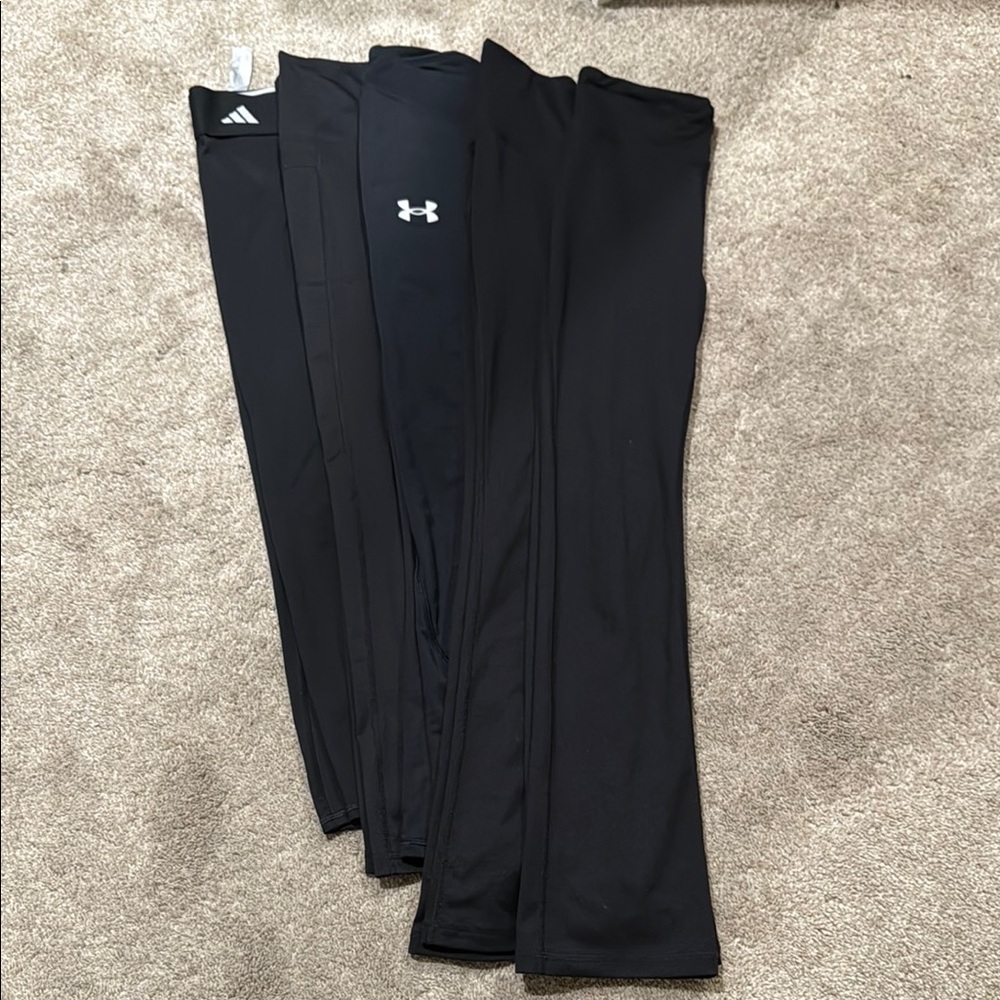 Adidas, DSG, Under Armour Kids Black Leggings size M 10-12